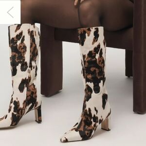 Sam Edelman Cow Print Women's Boots